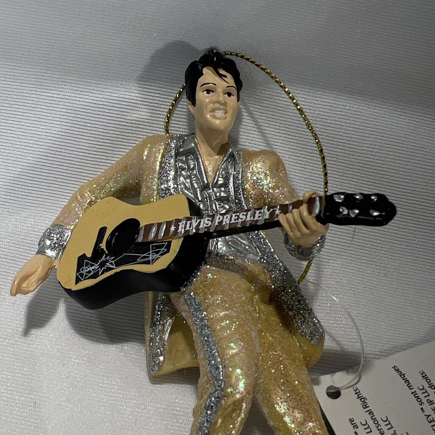 Elvis Presley Gold Suit Rocking '50s Ornament, 2019 New!