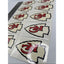 NFL Kansas City Chiefs Temporary Tattoo Pack Of 10 Face Body Tattoos Football
