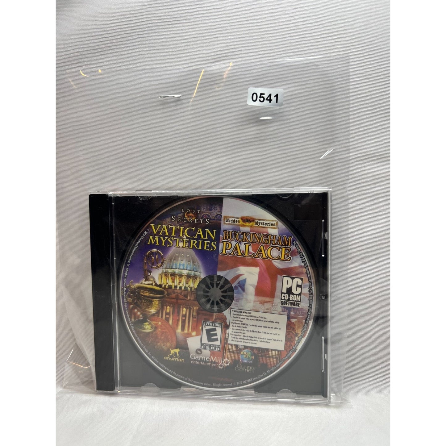 Ultimate Hidden Object Combo Pack Vatican Mysteries Buckingham Palace TestedUsed