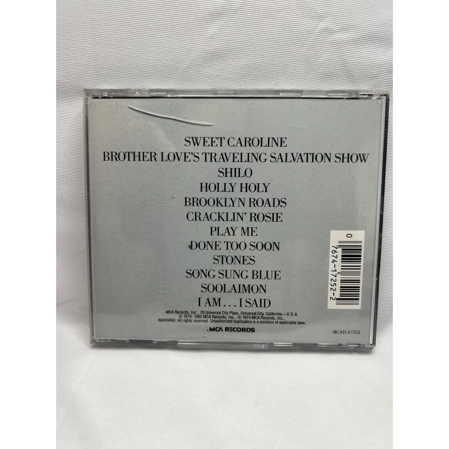 Neil Diamond-His 12 Greatest Hits Audio CD-ROM Tested Music Disc Used