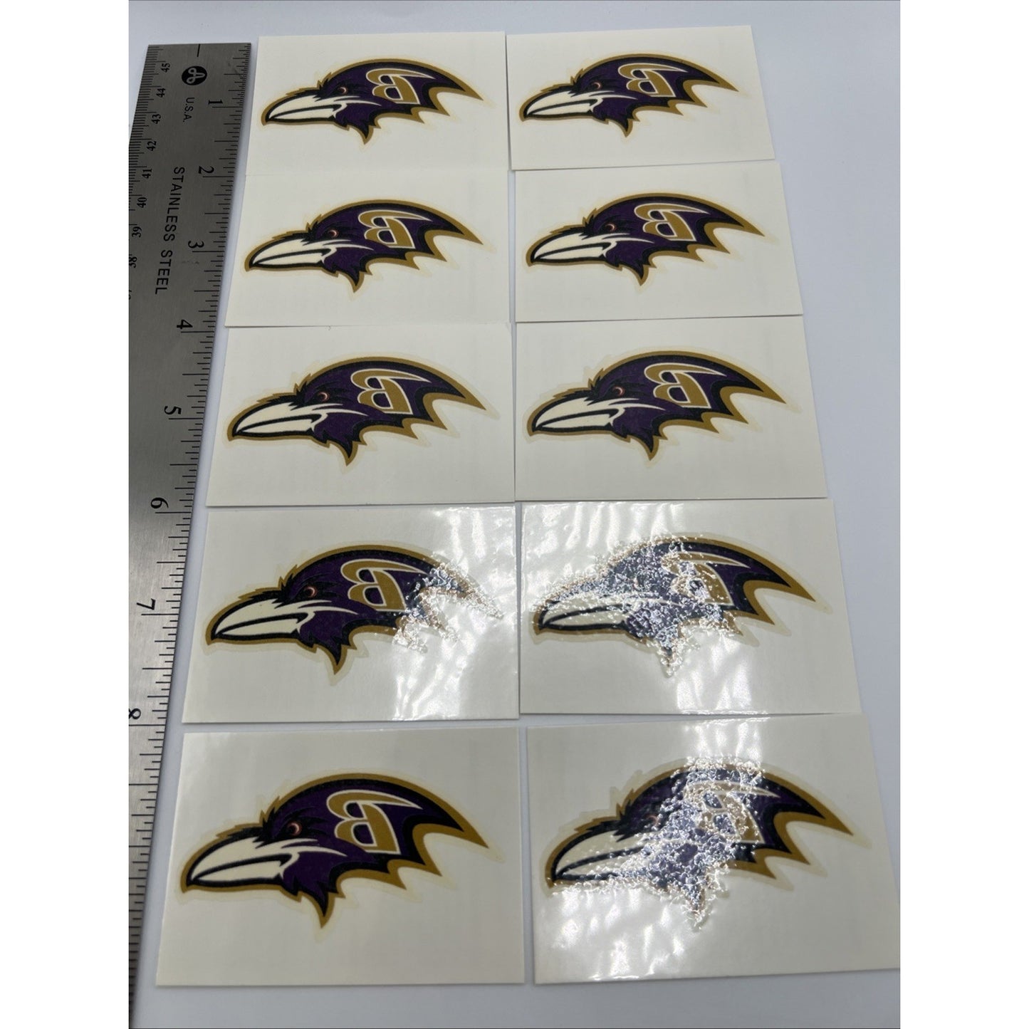 NFL Baltimore Ravens Temporary Tattoo Pack Of 10 Face Body Tattoos Football