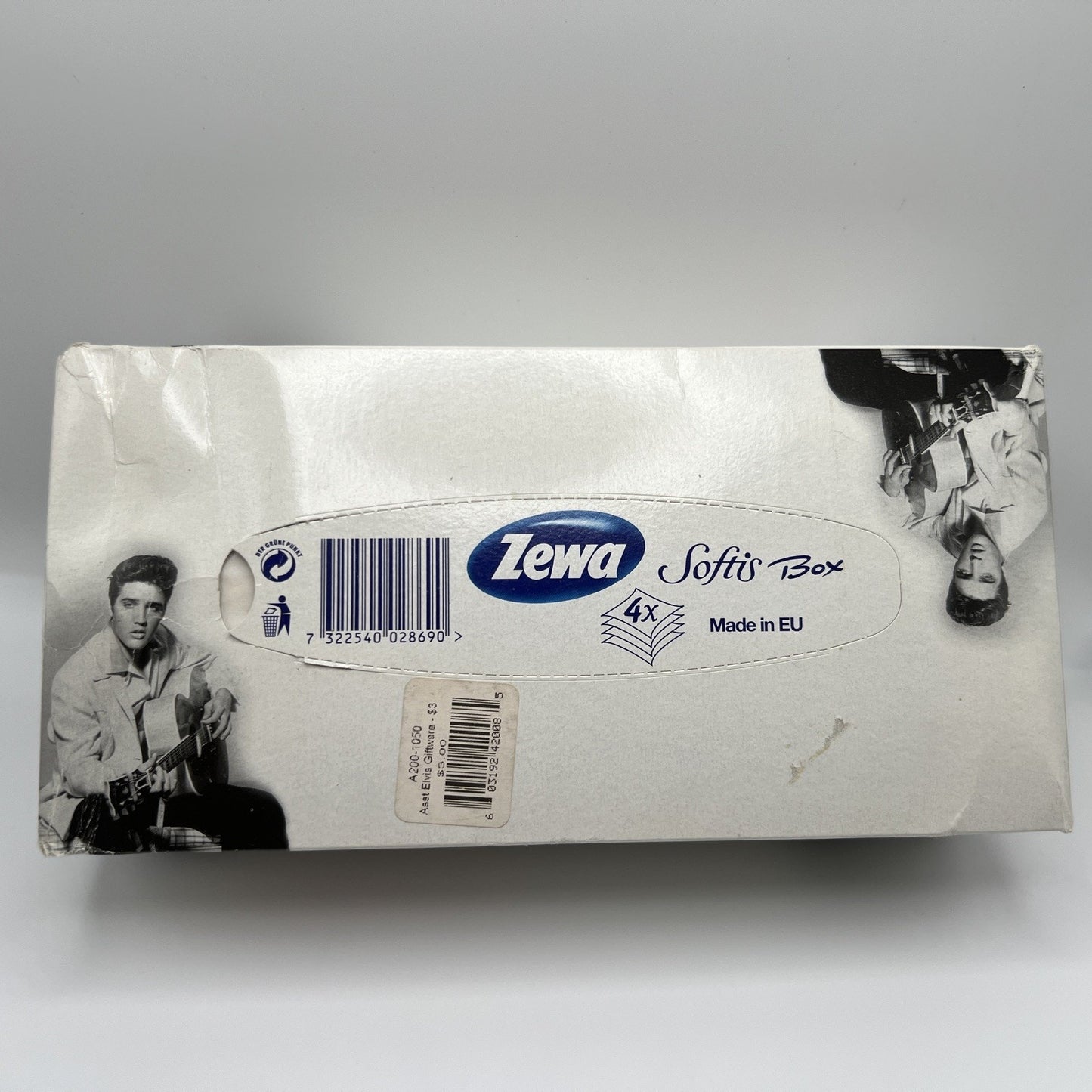 Elvis Presley Signature Zewa Softis Box präsentiert Legenden Unopened Rare