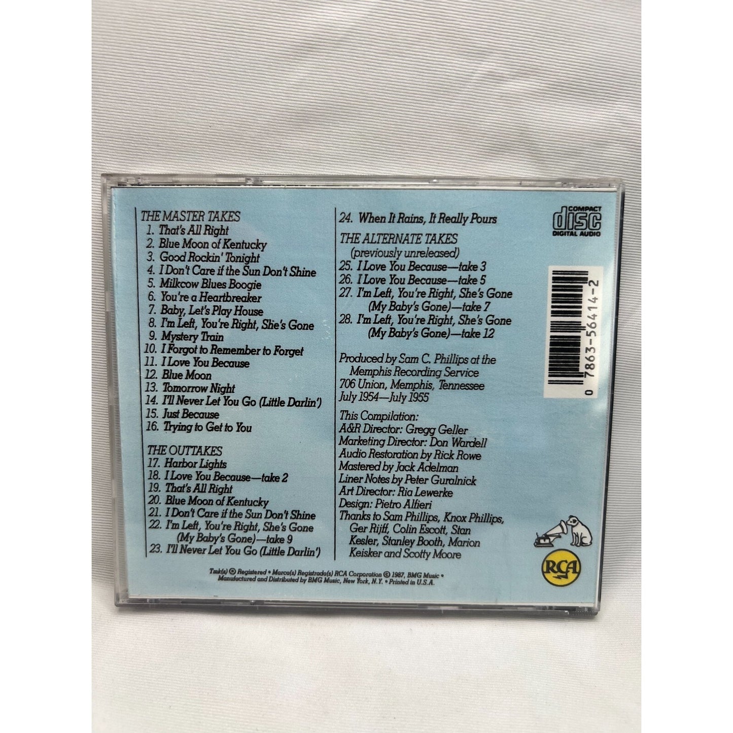 Elvis Presley The Sun Sessions Audio CD-ROM Tested Used