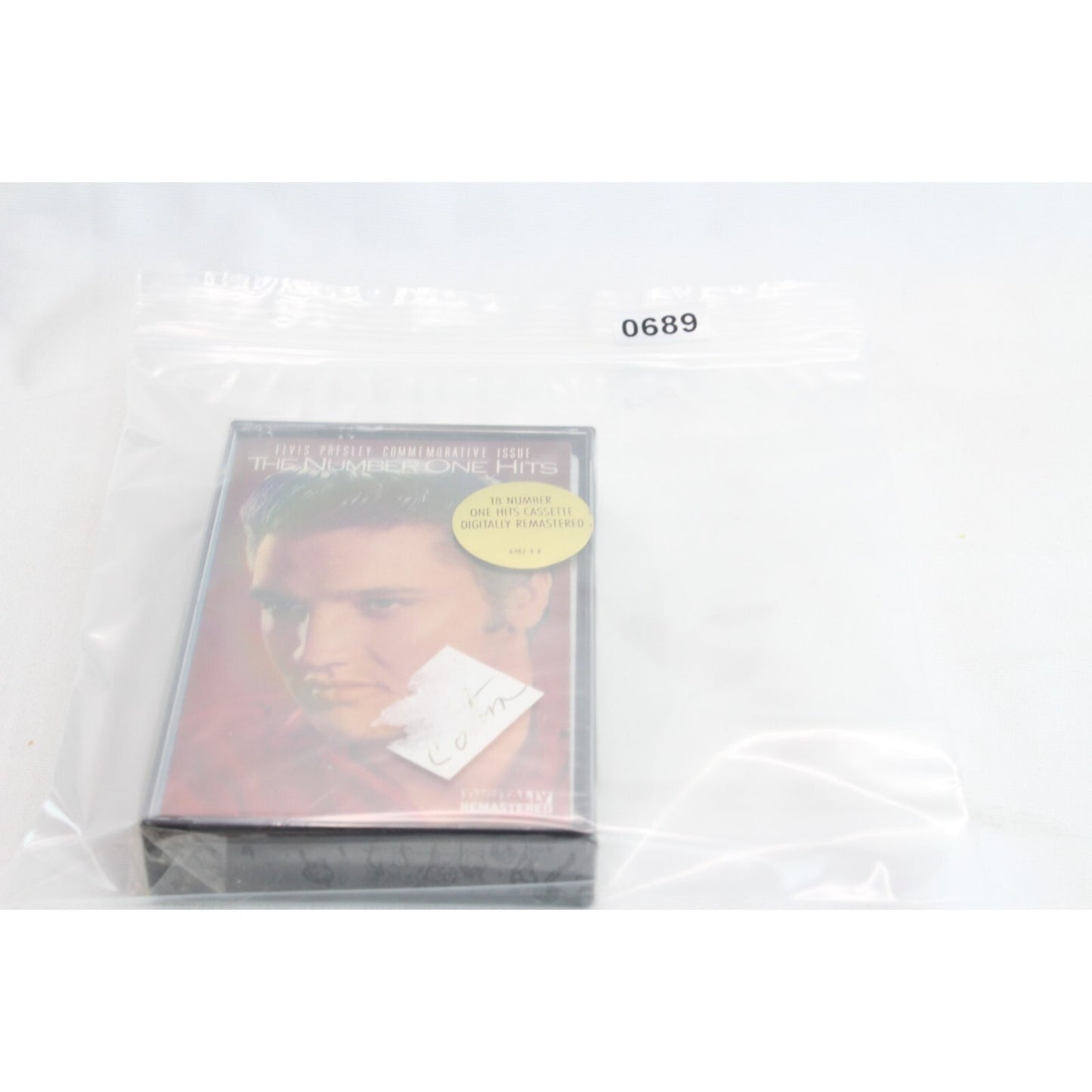 Elvis Presley Commemorative Issue The Number One Hits Cassette Tape New Sealed
