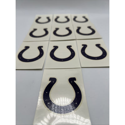 NFL Indianapolis Colts Indiana Temporary Tattoo Pack Of 10 Face Tattoos Football