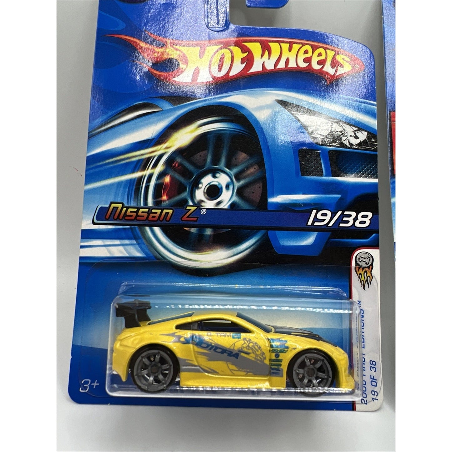 Hot Wheels 2006 1st Edition Nissan Z Yellow And FTE Version 19/38 Plus Ultra