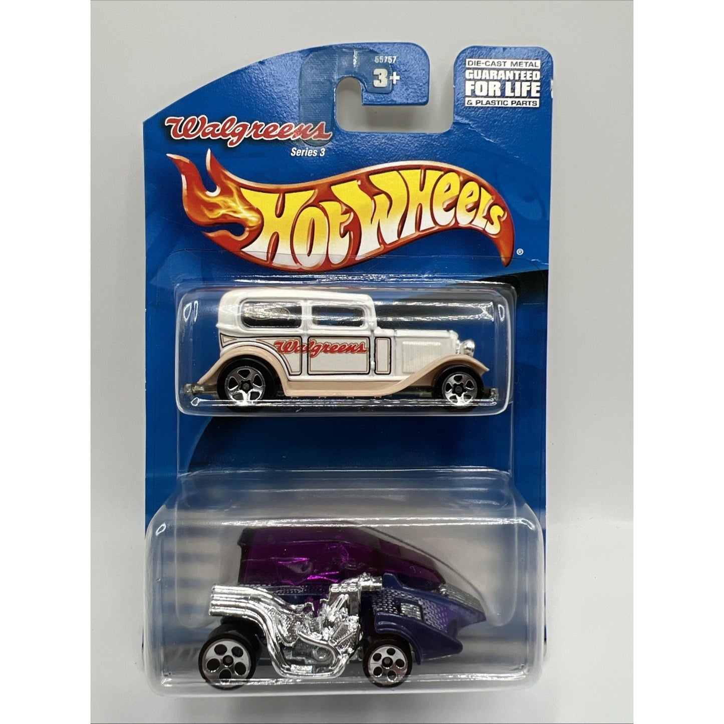 Hot Wheels Walgreens Series 3 2 pack Ice Cream Truck Ford Delivery 1/64 Diecast