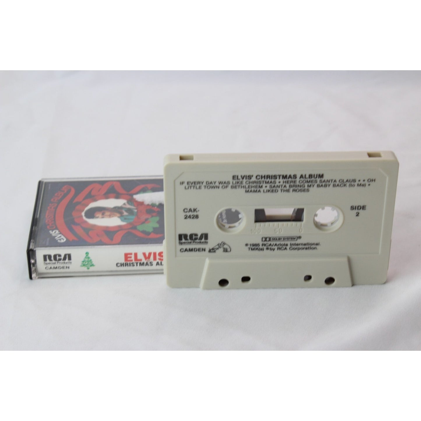 Elvis' Christmas Album Cassette Tape Elvis Presley Tested Music Used