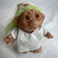 Vintage Dam Troll Doll Nurse Green Hair Brown Eyes 1986 Rare