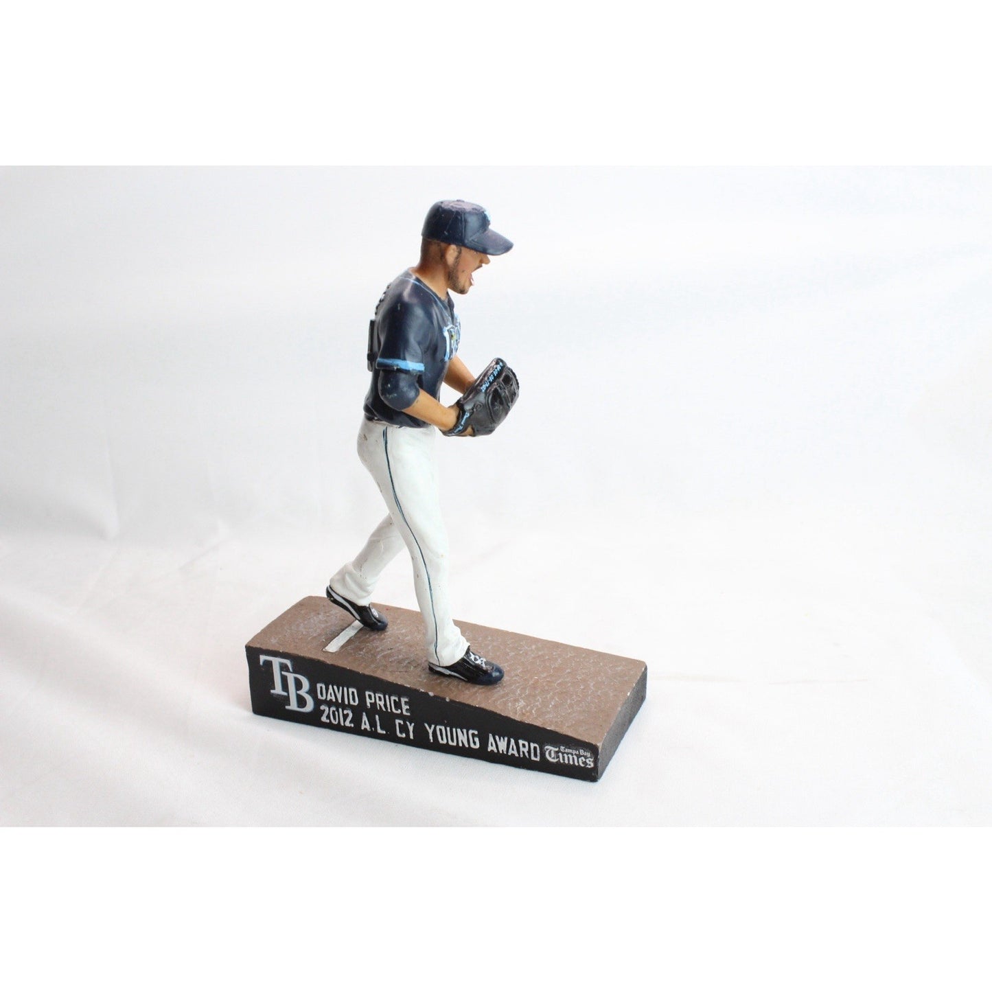 David Price Tampa Bay Rays 2012 Award Figurine Limited Edition SGA Used