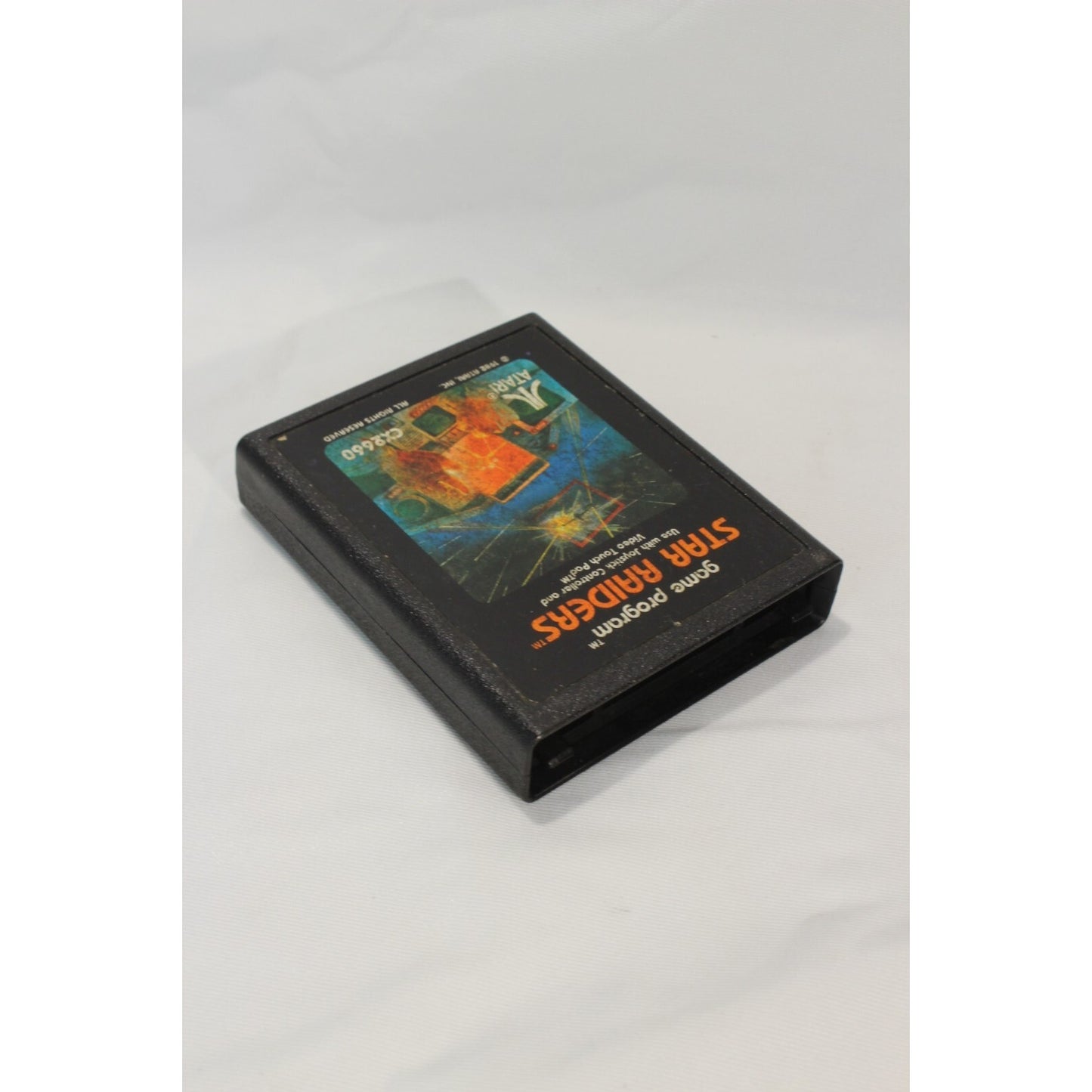 Star Raiders CX2660 Atari Tested Video Game Used Classic Retro Space Shooter