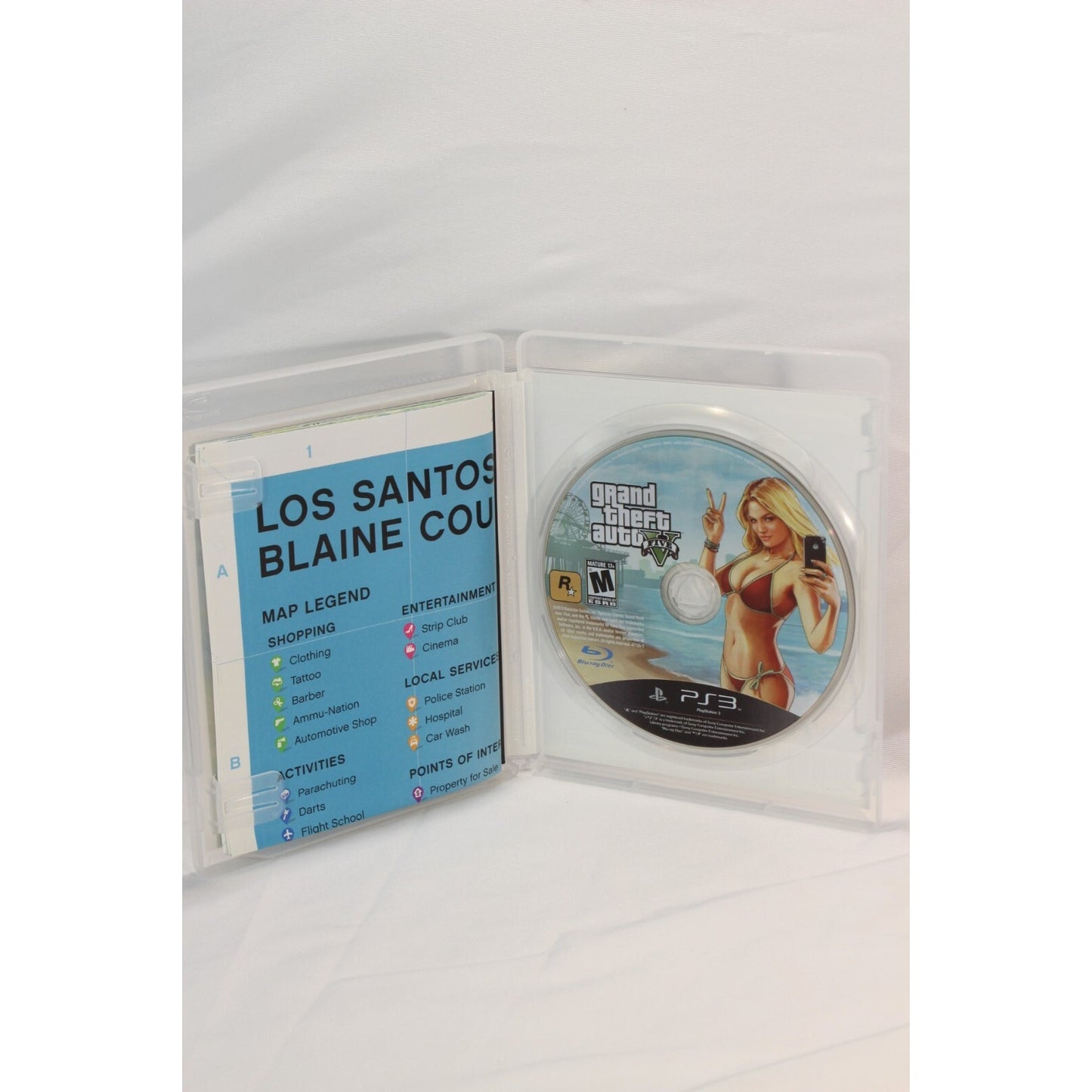 Grand Theft Auto V PlayStation 3 PS3 Tested Video Game Used Action Adventure