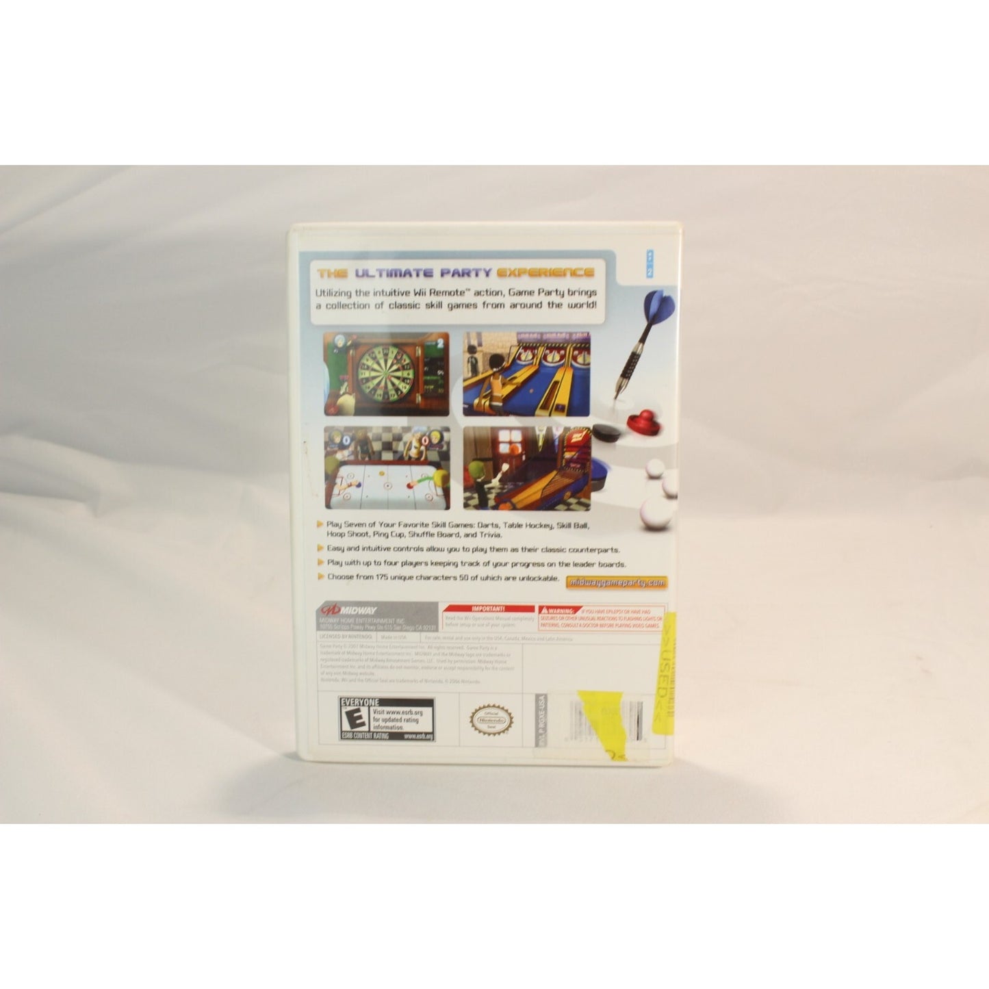 Game Party Nintendo Wii Tested Video Game Used