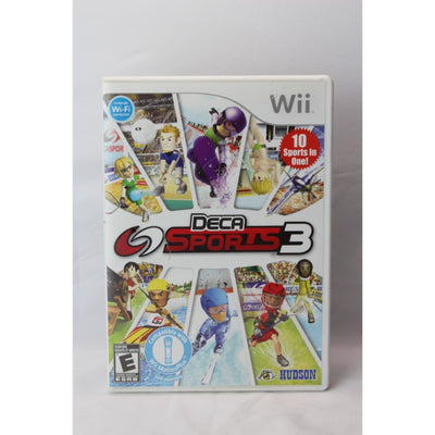 Deca Sports 3 Nintendo Wii Tested Video Game Used