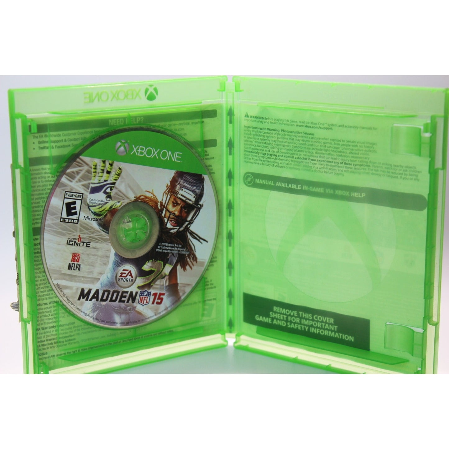 Madden NFL 15 Xbox One Tested Video Game Used Football Sports Game