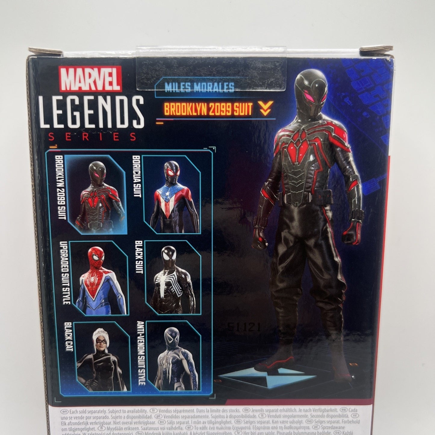 Marvel Legends SpiderMan 2 Gamerverse Miles Morales Brooklyn 2099 Action Figure