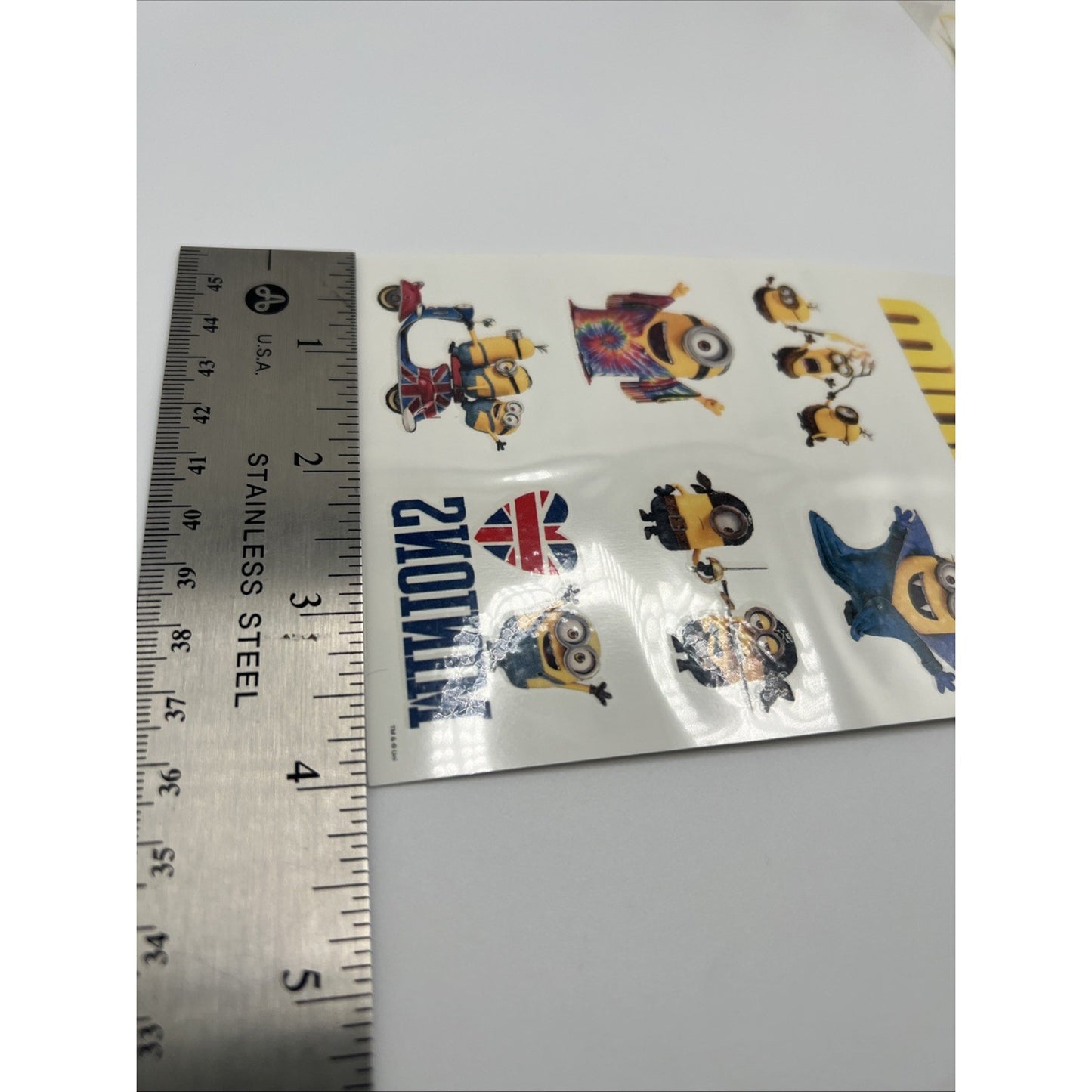 Illumination Minions United Kingdom Temporary Tattoo 6 Sheets Of Tattoos Gru