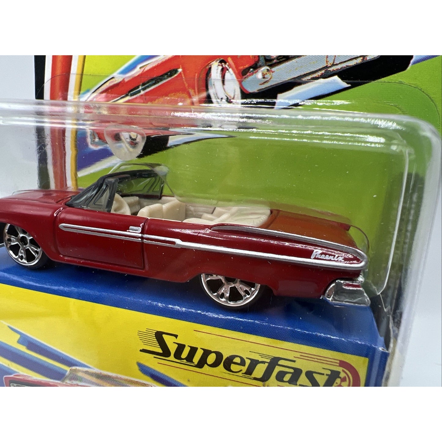 Matchbox Superfast 35th Anniversary #27 1961 Dodge Dart 1/64 Red Convertible