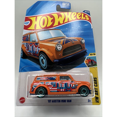 2025 Hot Wheels HW Art Cars 10/10 '67 Austin Mini Van 169/250 1967 England New
