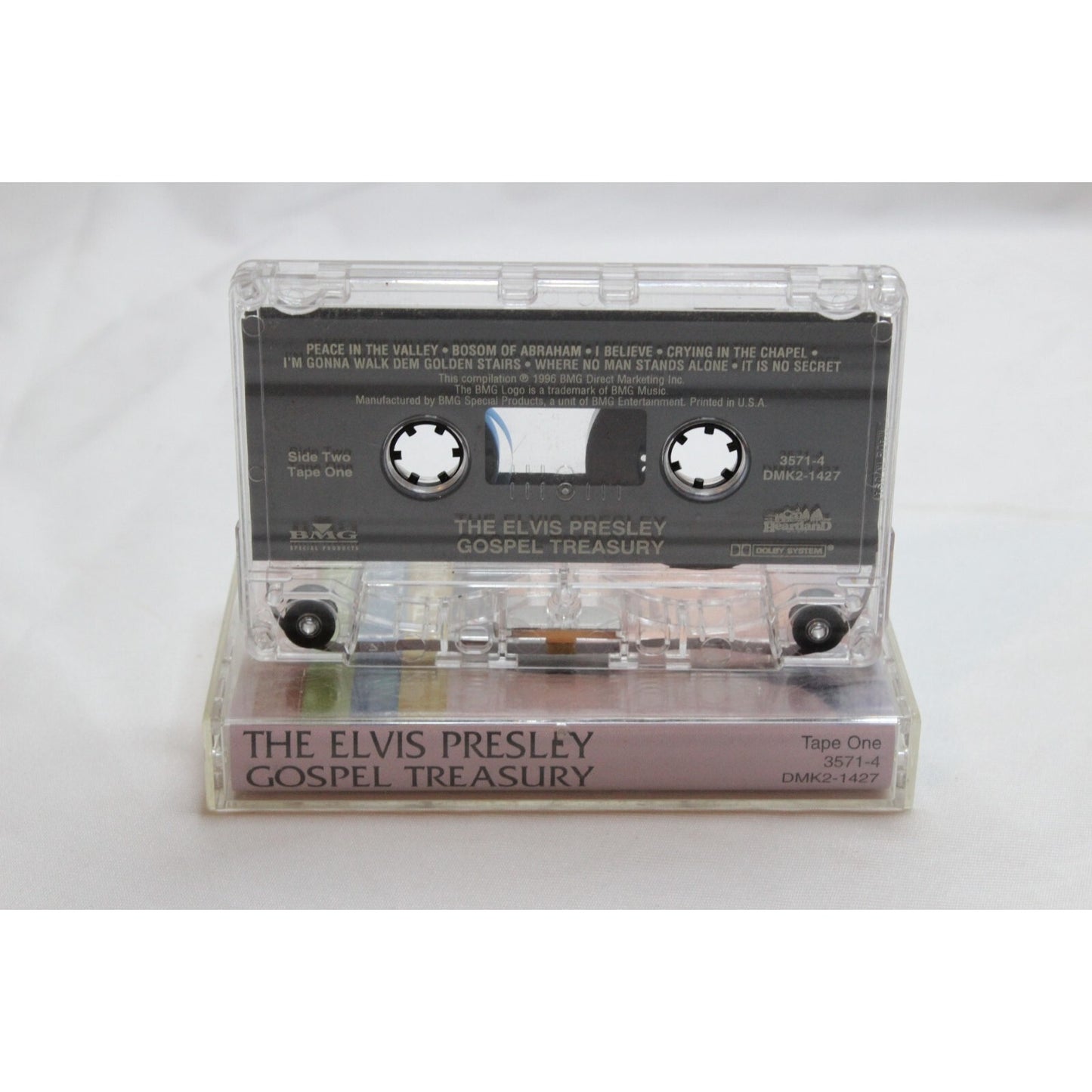 The Elvis Presley Gospel Treasury Cassette Tape Tested Music Used