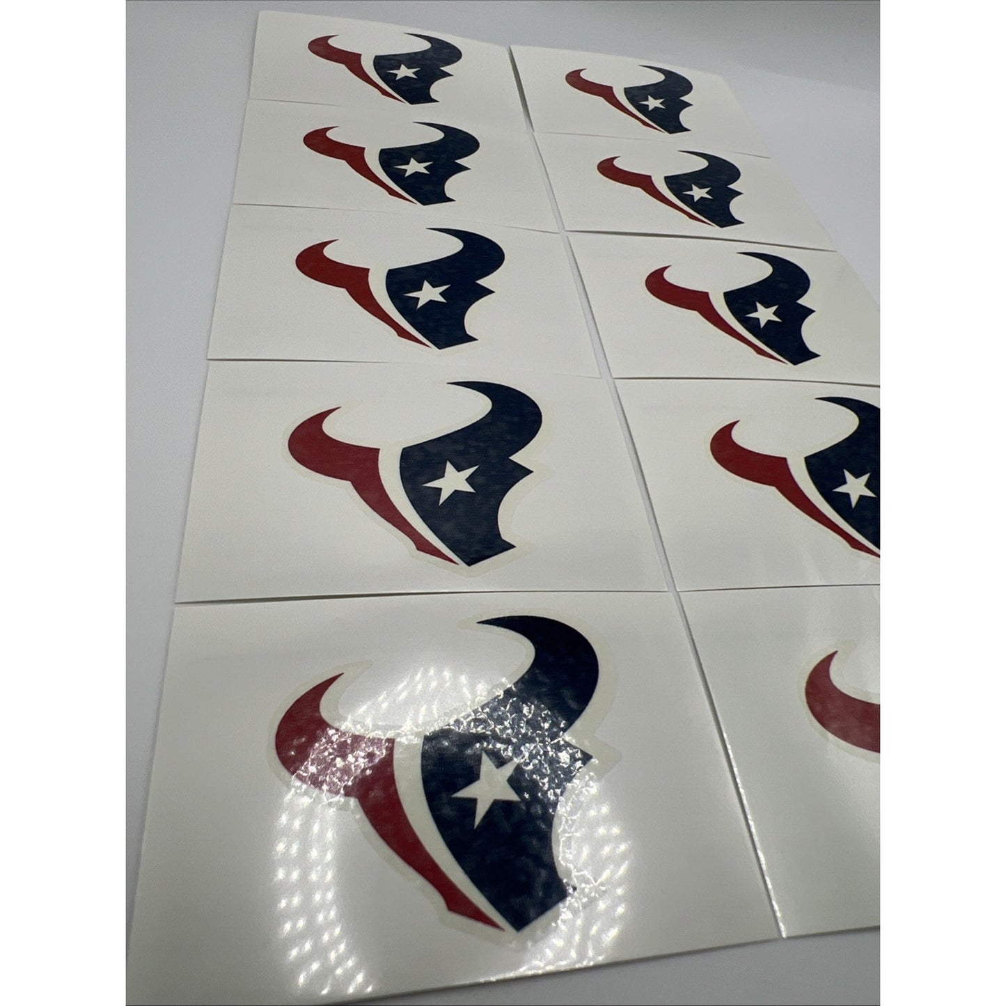NFL Houston Texans Temporary Tattoo Pack Of 10 Face Body Tattoos Football Texas