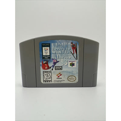 Nagano Winter Olympics 1998 Nintendo 64 N64 Cleaned USA Hockey Video Game Sports