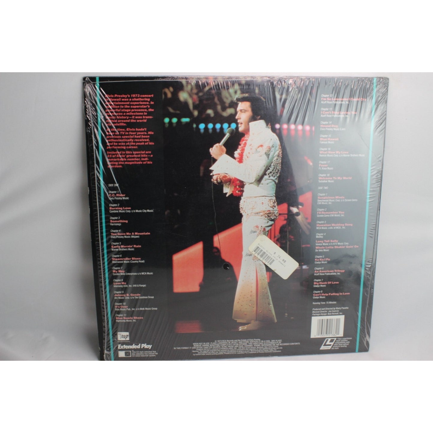 Elvis Presley Aloha from Hawaii Vinyl Record Tested Used