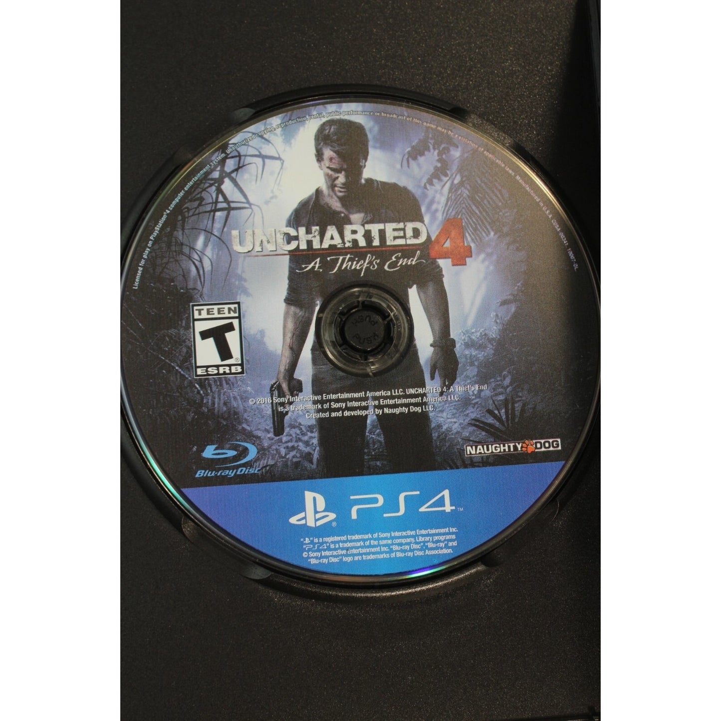 Uncharted 4 A Thief's End PS4 PlayStation 4 Used Tested Video Game