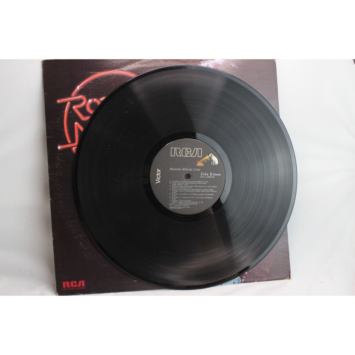 Ronnie Milsap Live RCA Vinyl Record Tested Used
