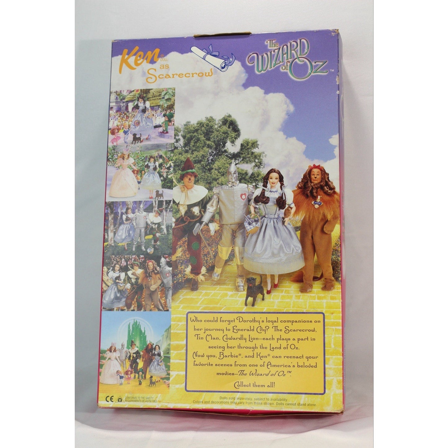 Mattel 1999 Barbie Ken as Scarecrow The Wizard of Oz New In Box Vintage Doll