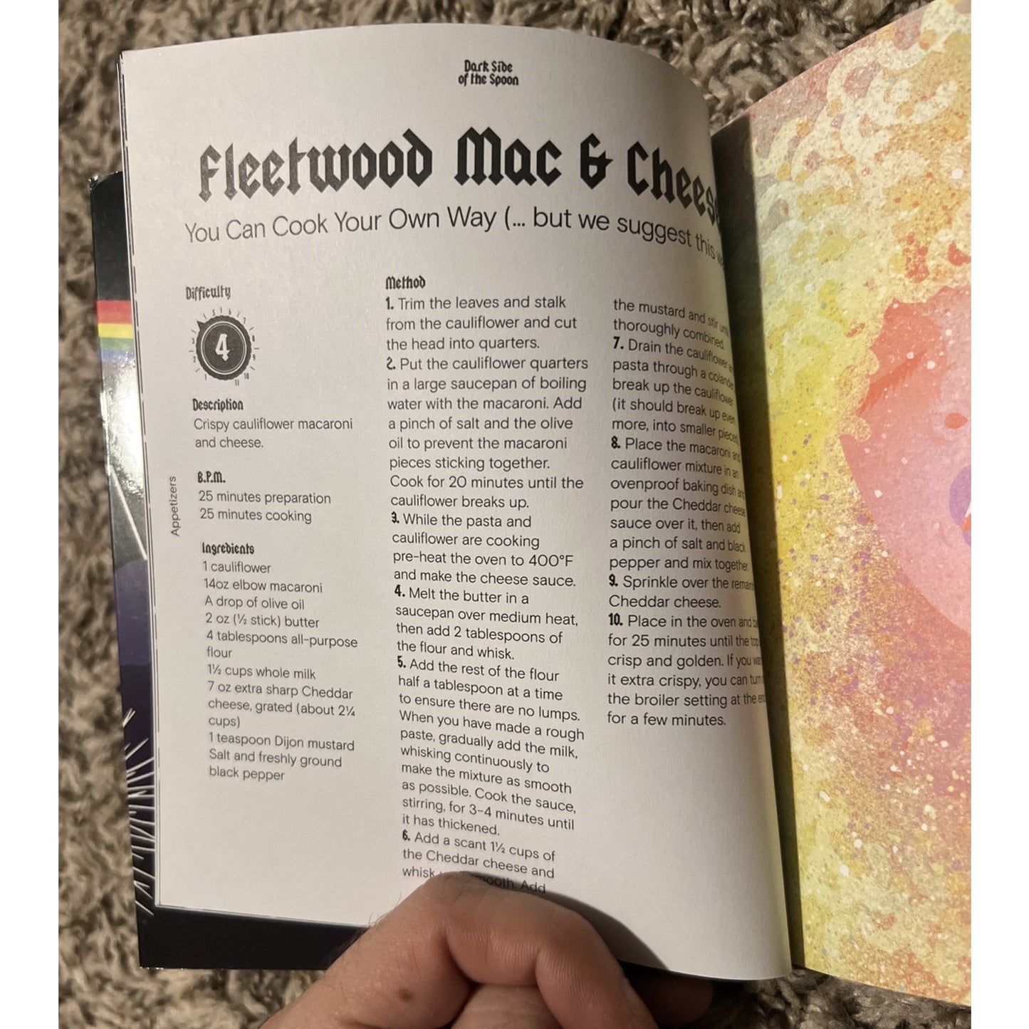 Dark Side of the Spoon : The Rock Cookbook by Ralph Miller, Joe Inniss and Peter