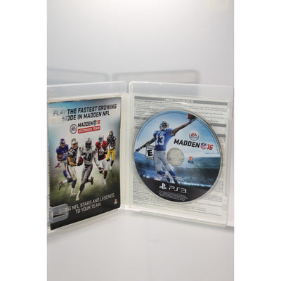 Madden NFL 16 PlayStation 3 PS3 Tested Video Game Used Football Sports Game