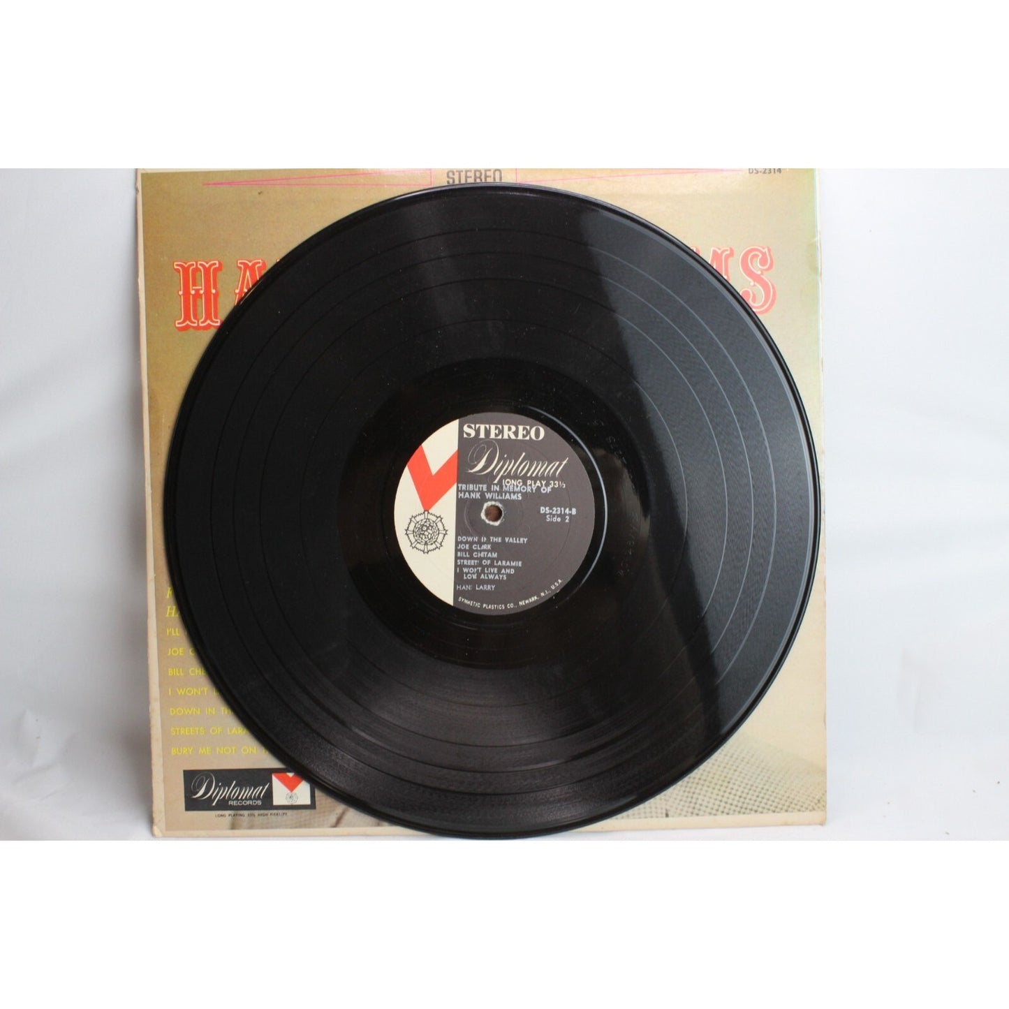 Hank Larry A Tribute In Memory Of Hank Williams Vinyl Record Tested Used