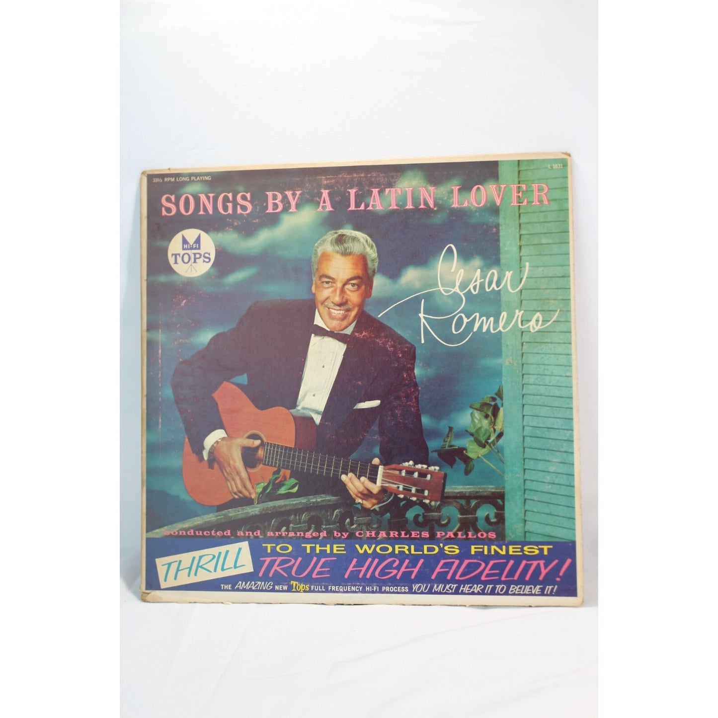 Songs by a Latin Lover Cesar Romero Record Audio Tested Video Music Album Used