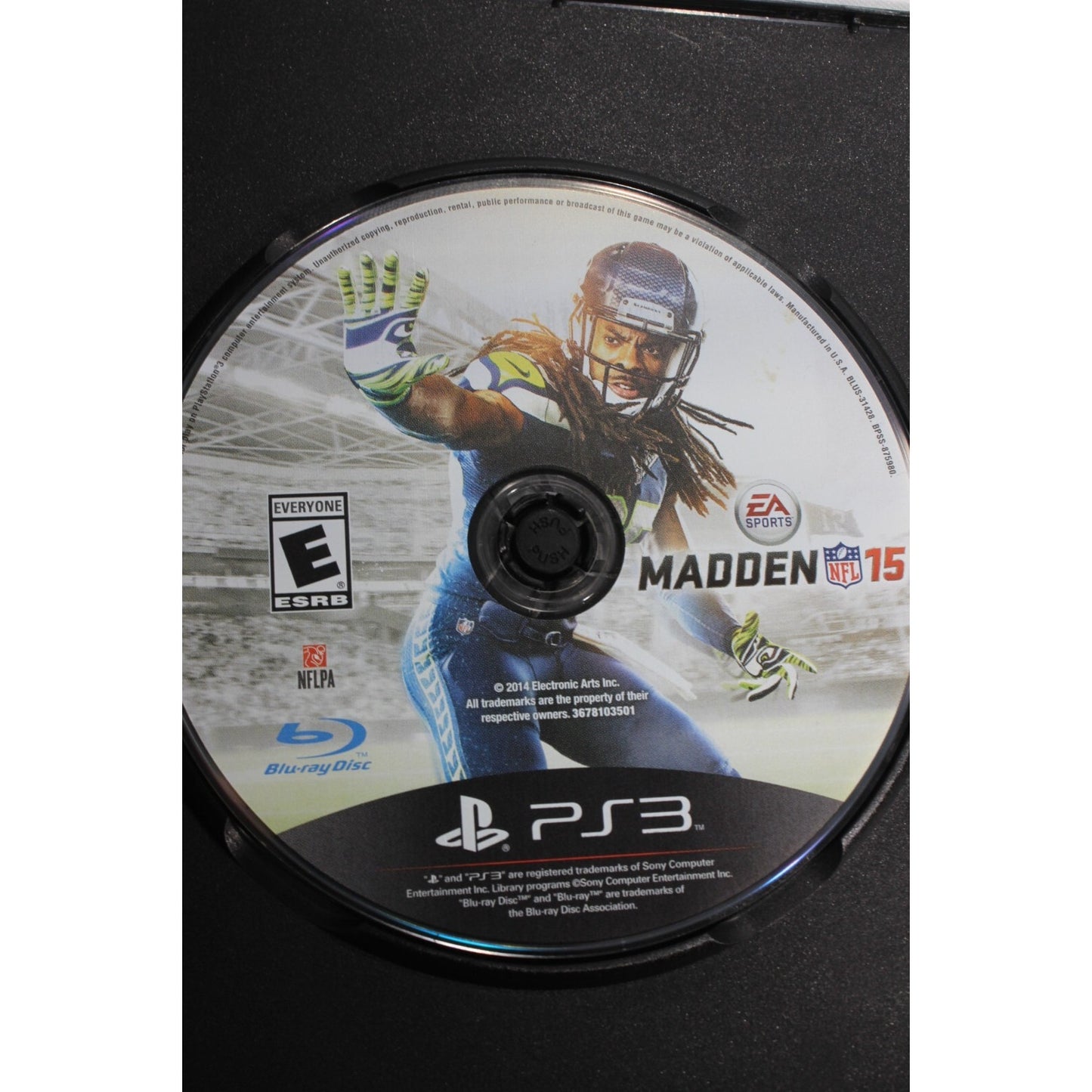 Madden NFL 15 PlayStation 3 PS3 Tested Video Game Used Football Sports Game