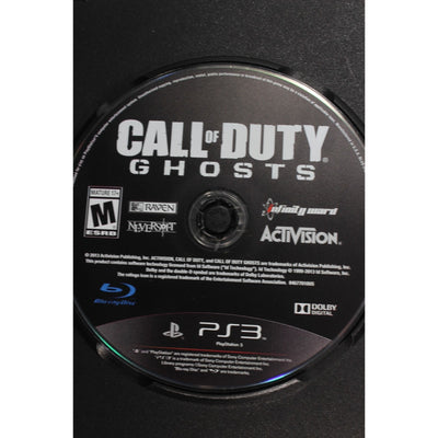 Call of Duty Ghosts COD PS3 PlayStation 3 Tested Video Game Used Shooter Game