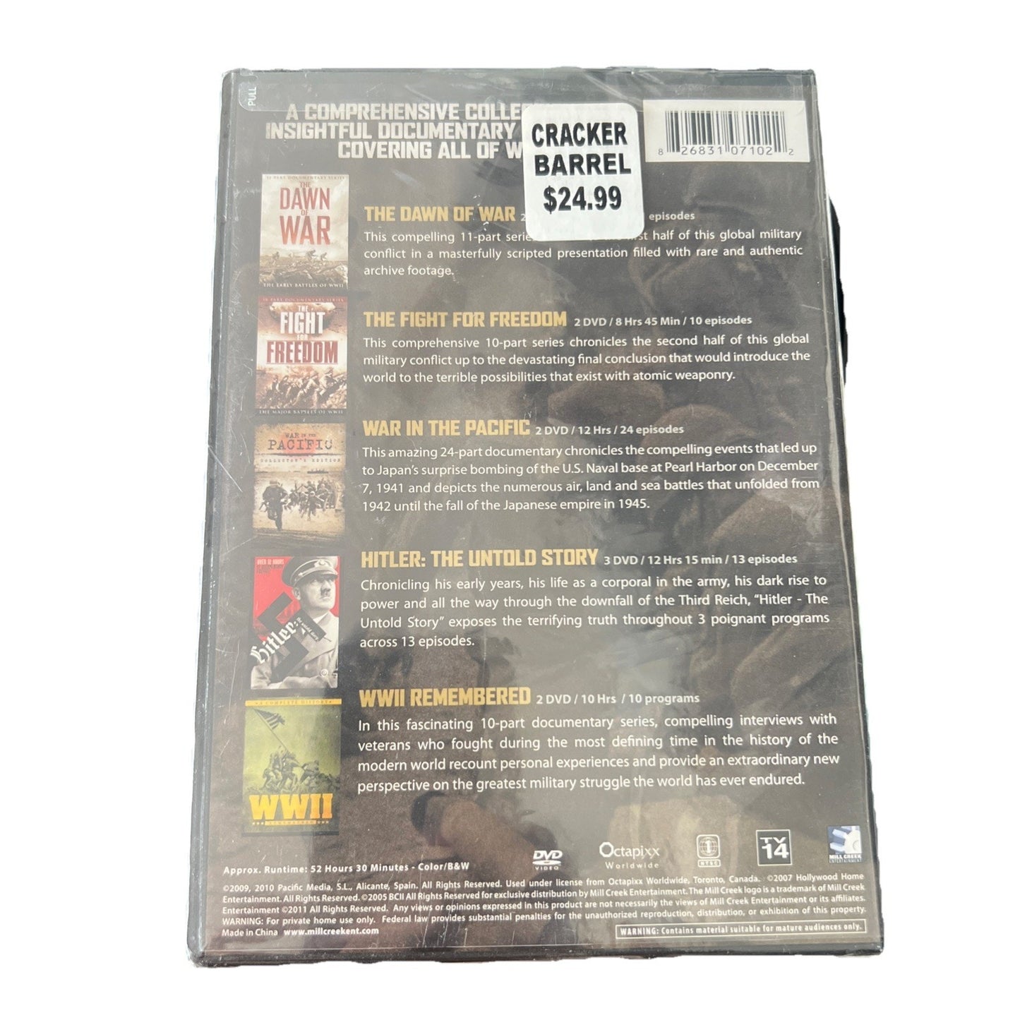 World War 2 68 Documentary DVD Set WW II The War That Changed The World New