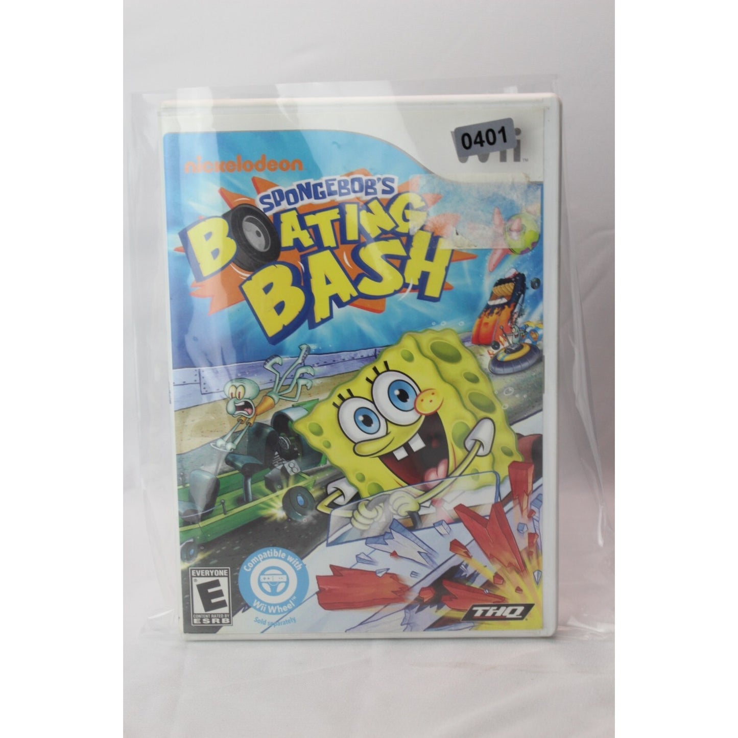 SpongeBobs Boating Bash Nintendo Wii Tested Video Game Used
