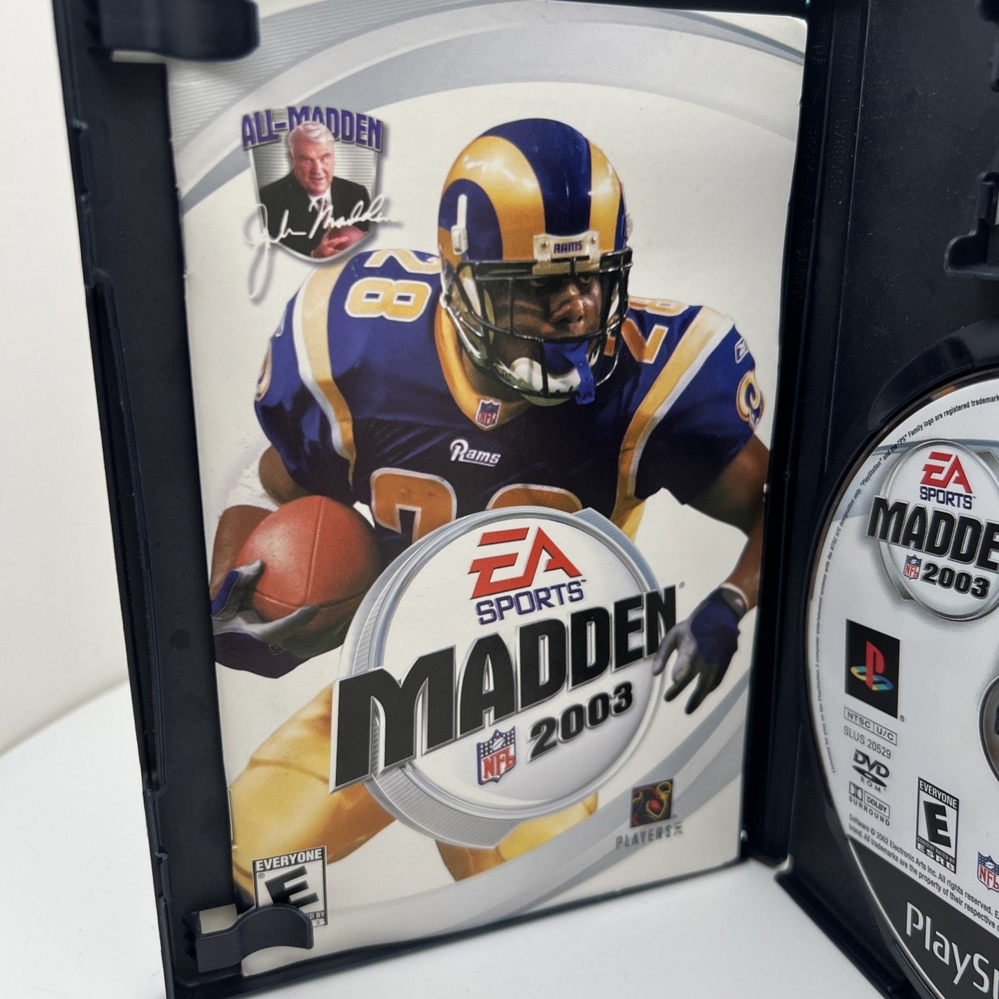 Madden NFL 2003 PS2 (Sony PlayStation 2, 2002) Complete with Manual And Case