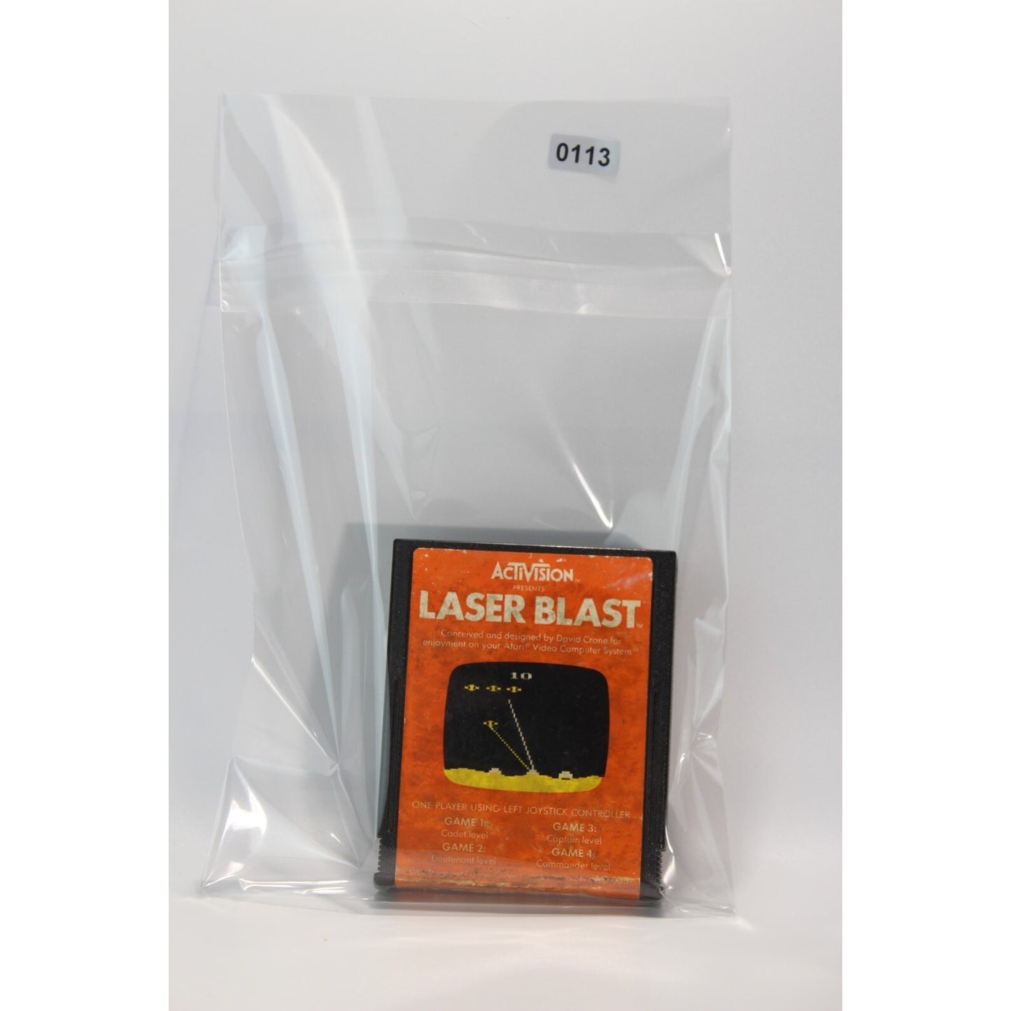 Laser Blast Atari 2600 Tested Video Game Used Classic Sci-Fi Shooter Game