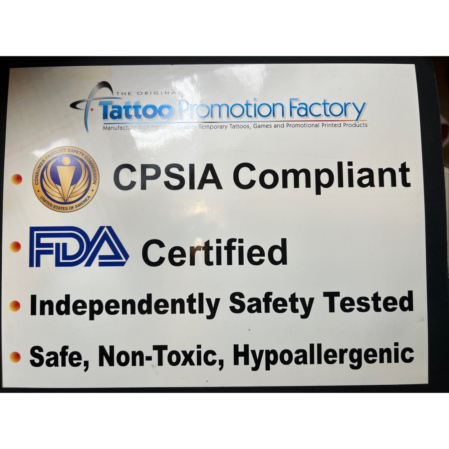 NFL 10 Pack Temporary Tattoos Face & Body Football Ball Sport Tattoo Wilson