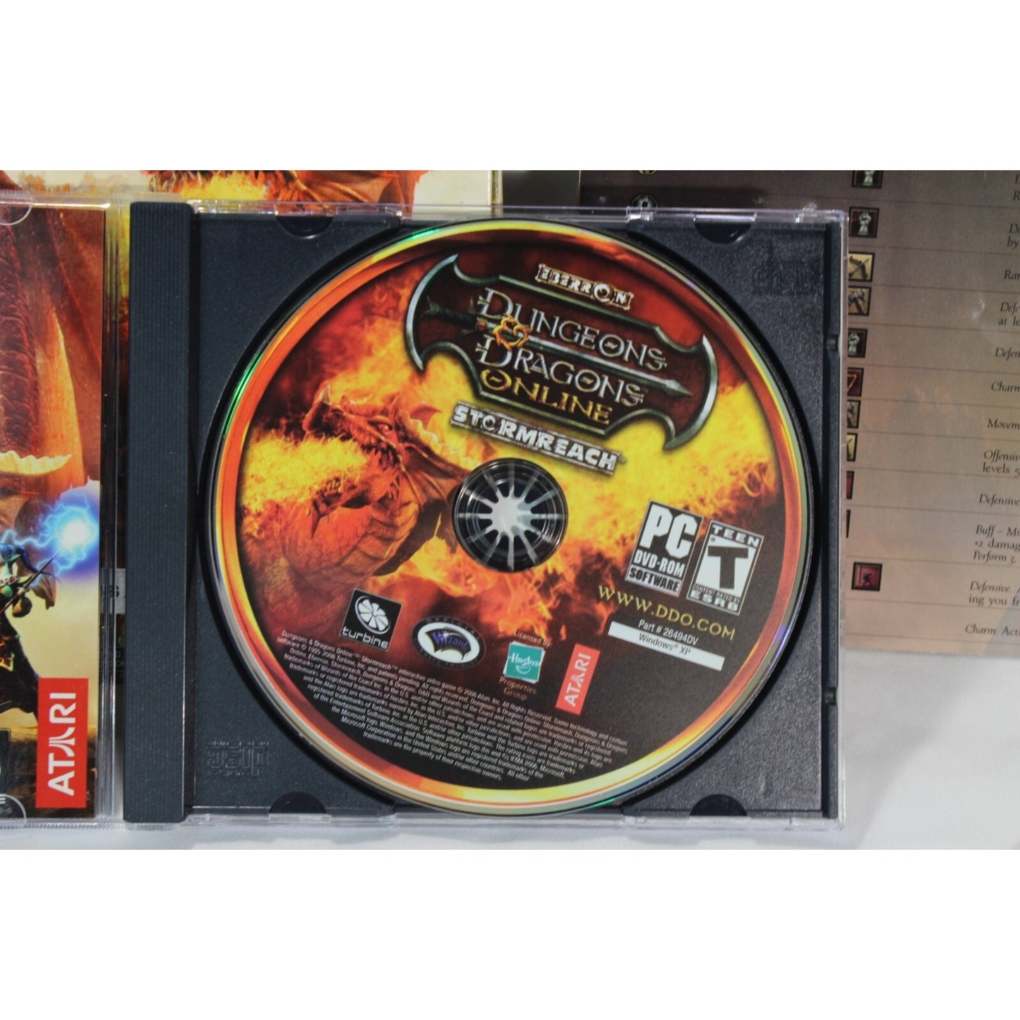 PC Dungeons and Dragons Online Stormreach Used Tested Video Game RPG MMO Fantasy