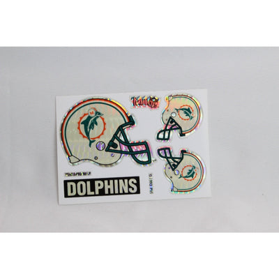 1993 NFL Miami Dolphins Vending Machine Prism Sticker Football Team New