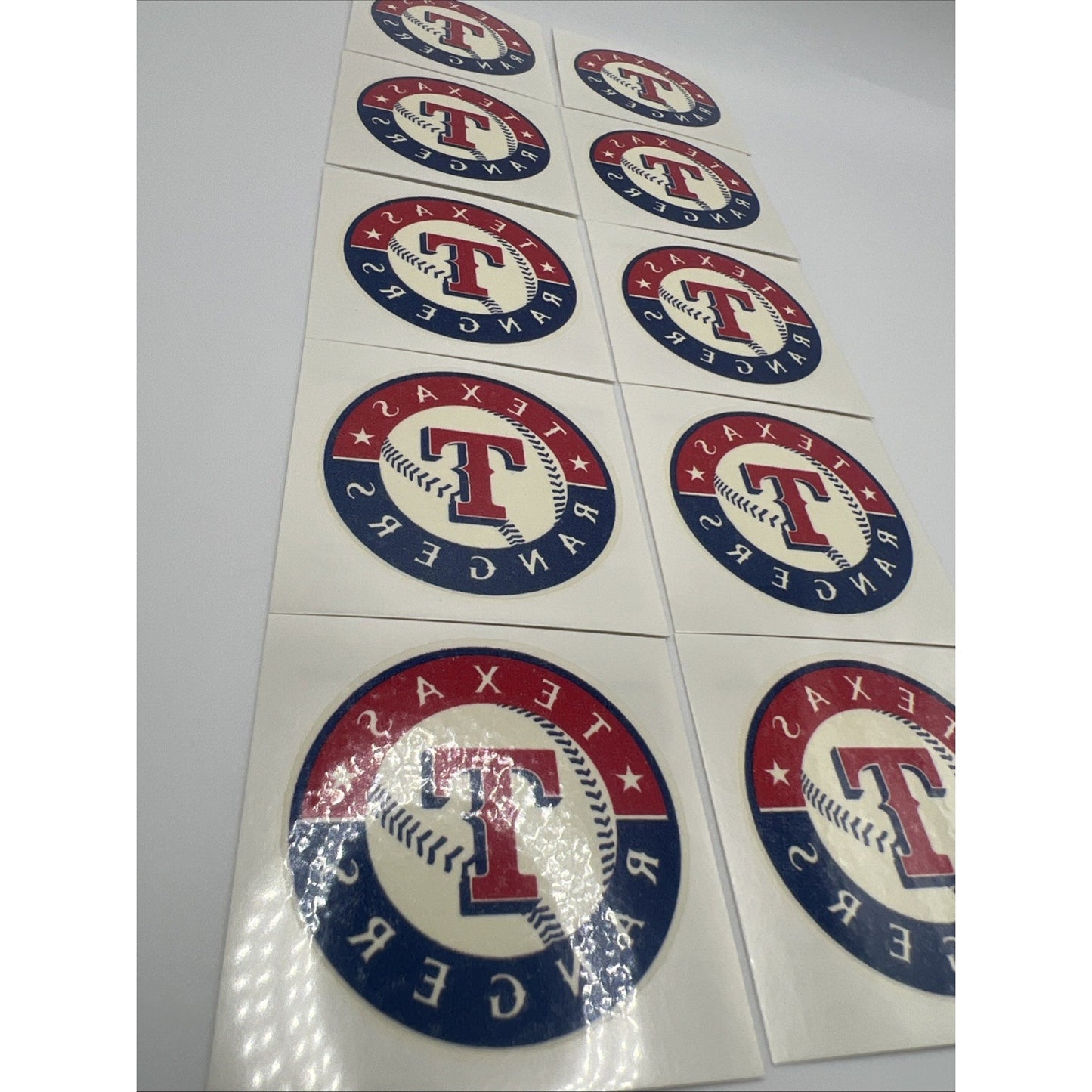Texas Rangers MLB Baseball 10 Count Temporary Tattoos Game Party Team Home Run