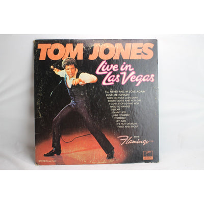 Tom Jones – Live in Las Vegas Vinyl Record Used