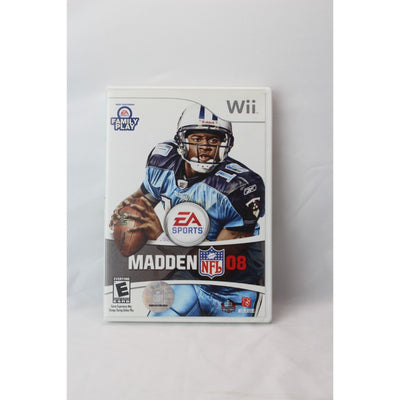 Madden NFL 08 Nintendo Wii Tested Video Game Used
