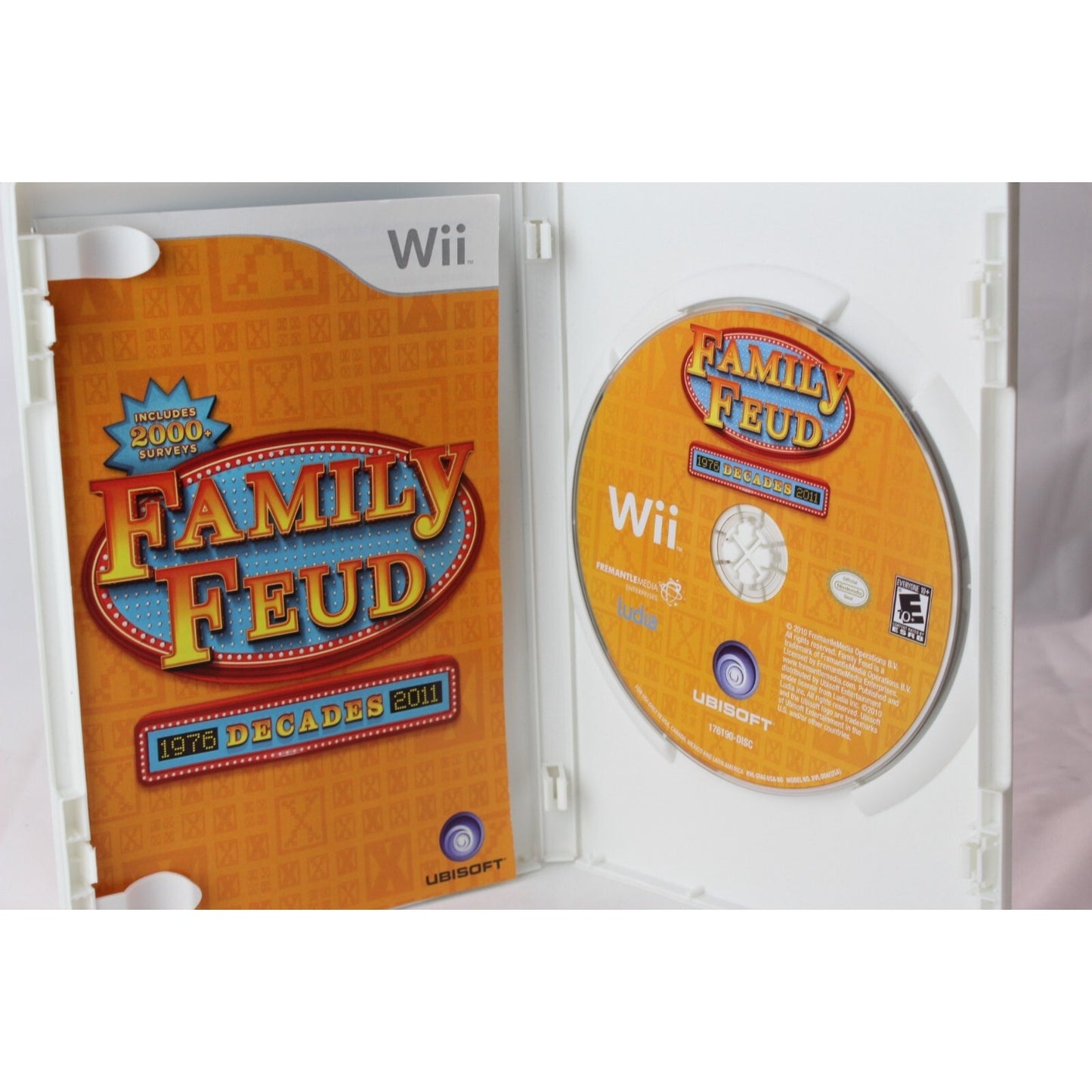 Family Feud Decades Nintendo Wii Tested Video Game Used