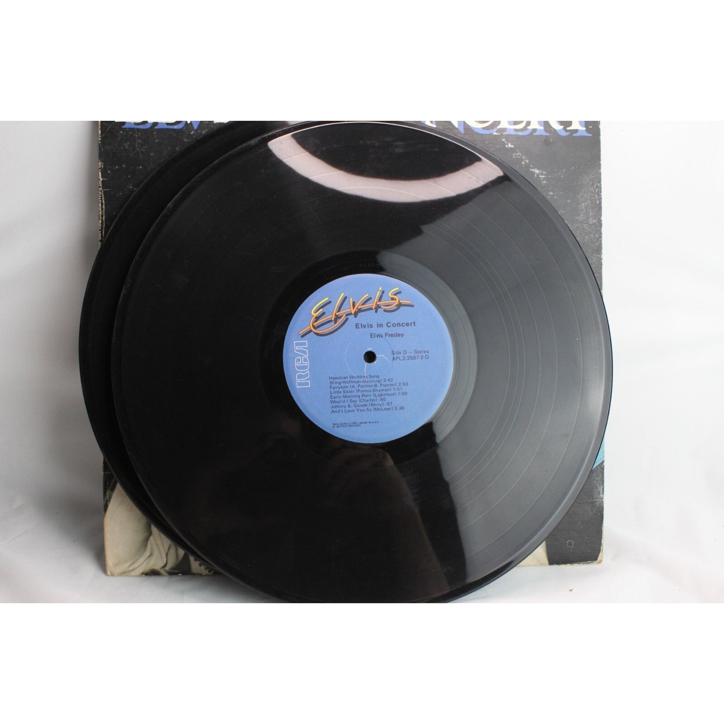 Elvis Presley In Concert Vinyl Record Tested Used