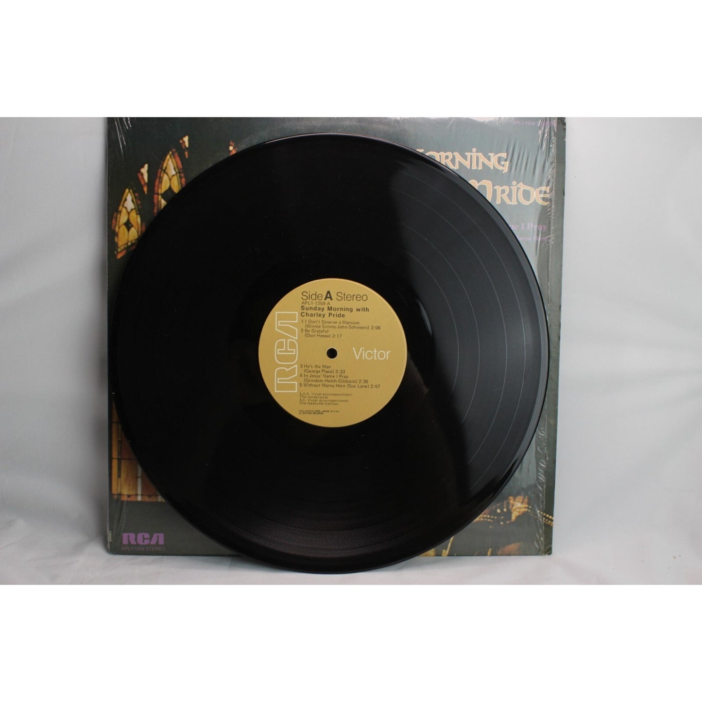 Sunday Morning With Charley Pride Vinyl Record Tested Used