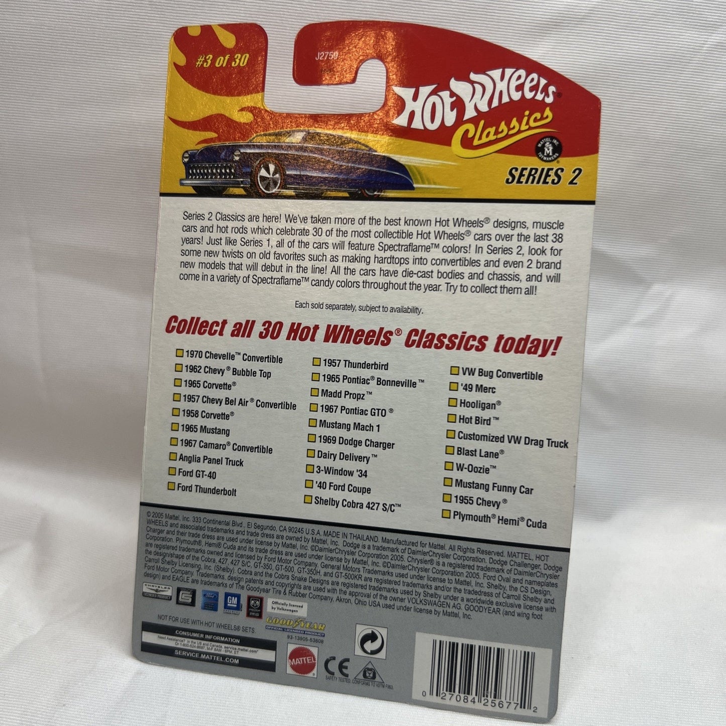 2005 Hot Wheels Classics Series 2 3/30 1965 Corvette Brown